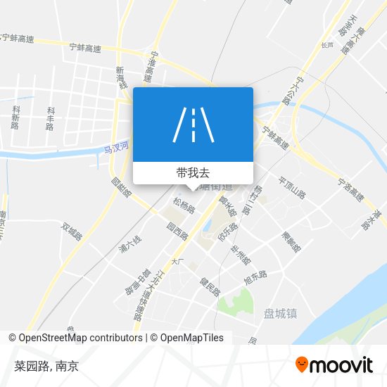 菜园路地图