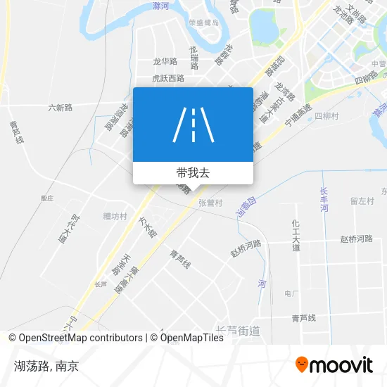 湖荡路地图