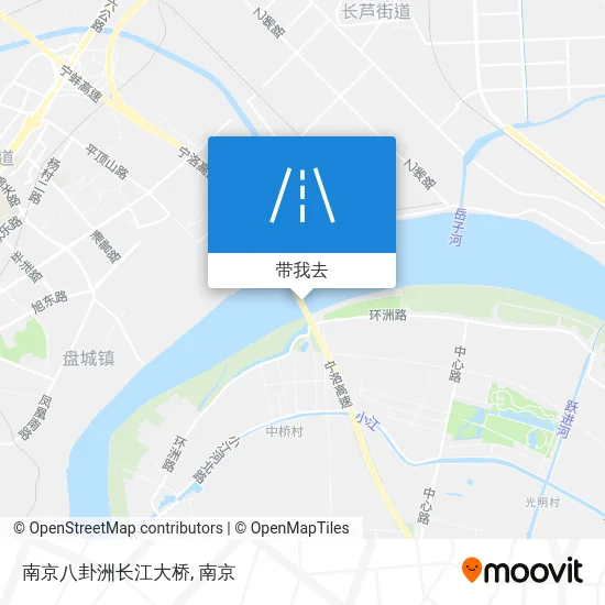 南京八卦洲长江大桥地图