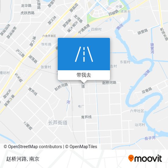 赵桥河路地图