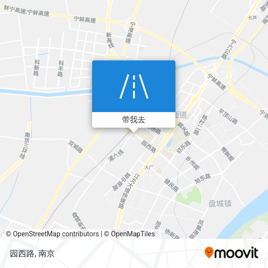 园西路地图