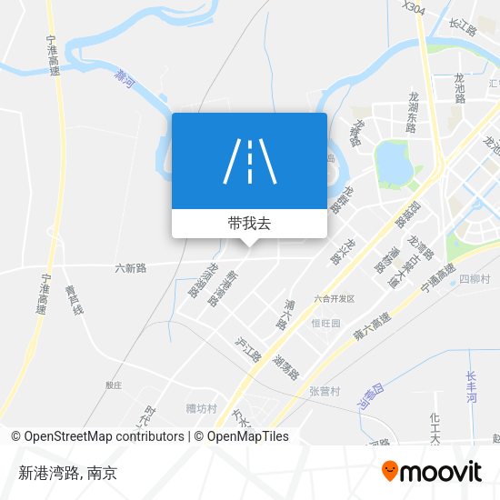 新港湾路地图