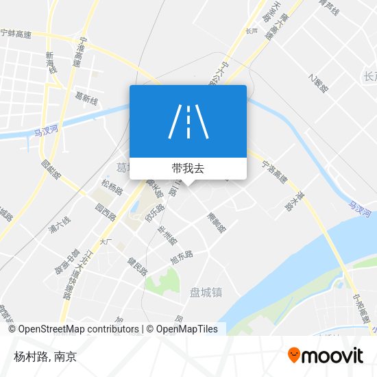 杨村路地图
