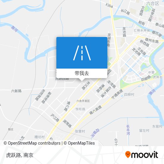 虎跃路地图