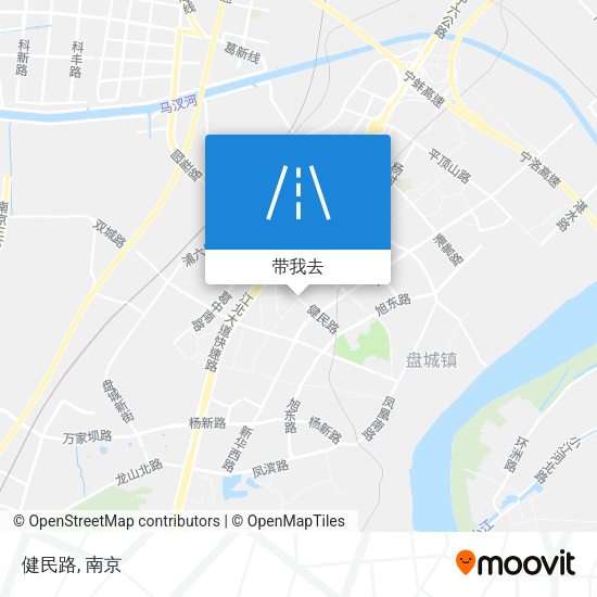 健民路地图