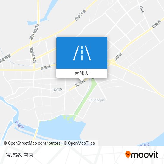 宝塔路地图