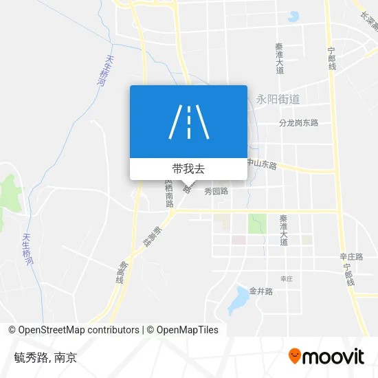 毓秀路地图