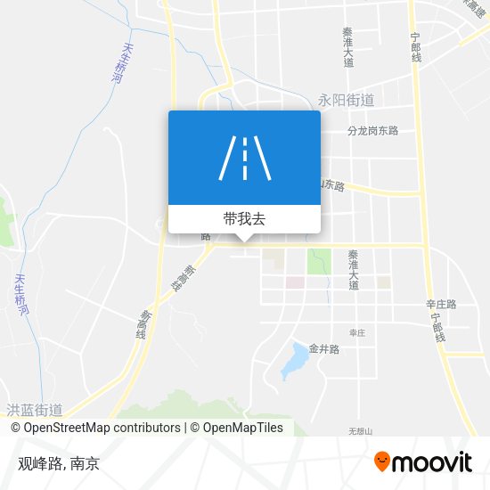观峰路地图