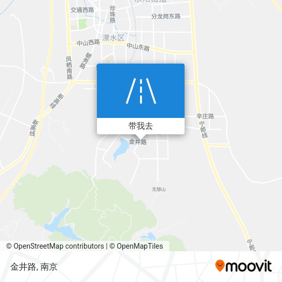 金井路地图