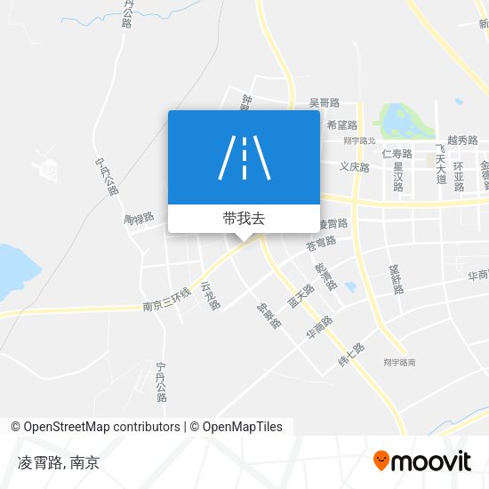 凌霄路地图