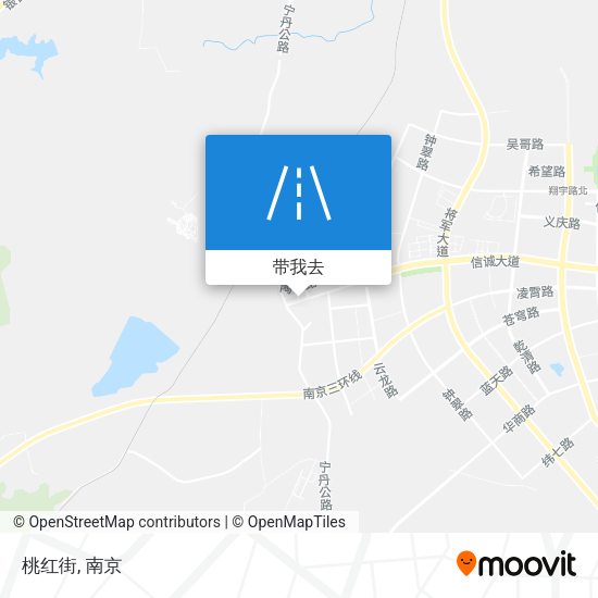 桃红街地图