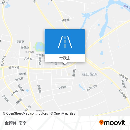 金德路地图