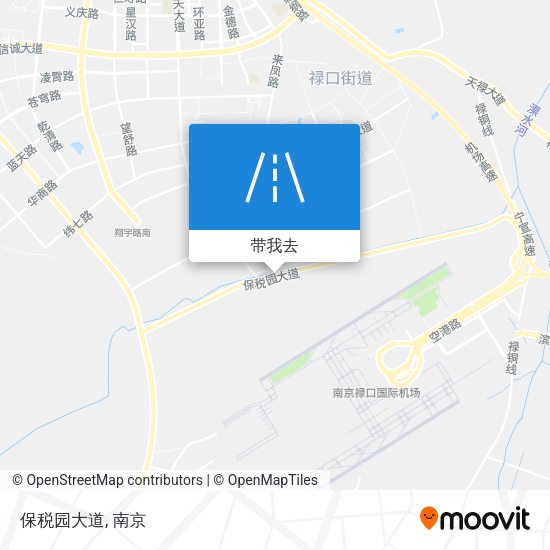 保税园大道地图