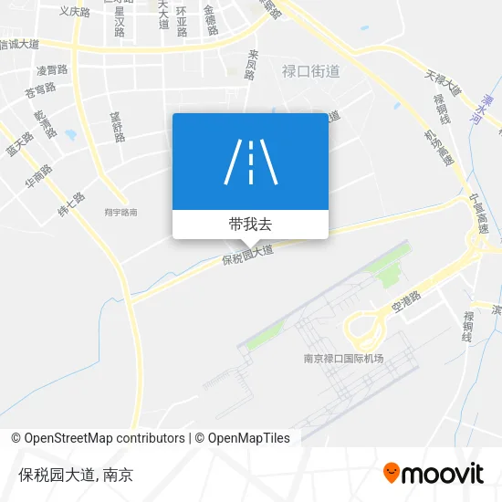 保税园大道地图