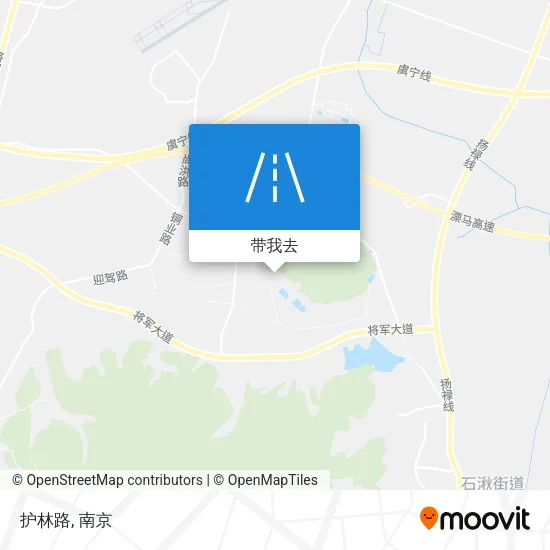 护林路地图