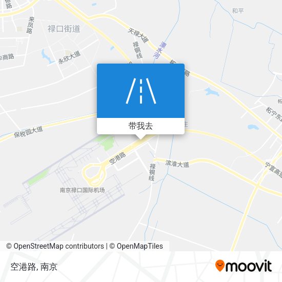 空港路地图