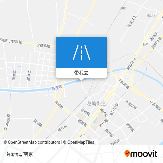 葛新线地图
