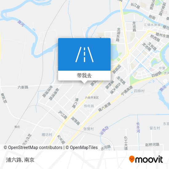 浦六路地图