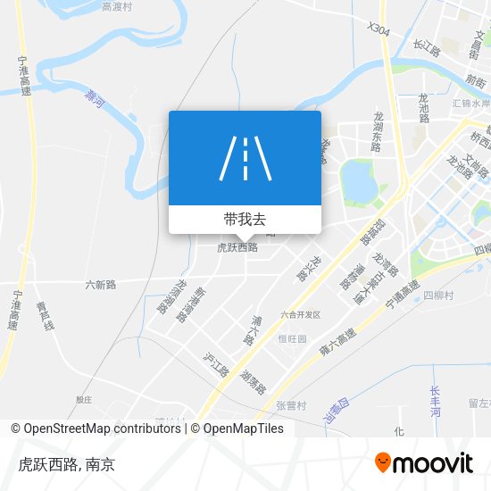 虎跃西路地图