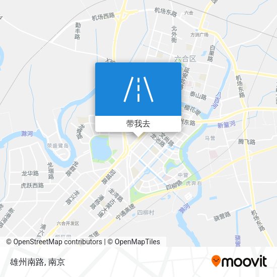 雄州南路地图
