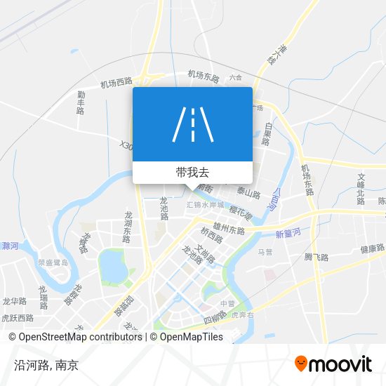 沿河路地图