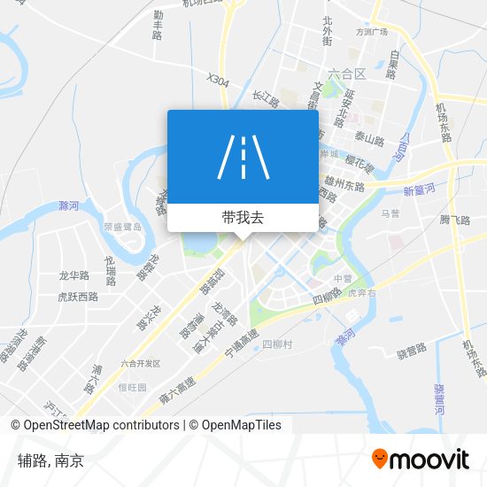 辅路地图