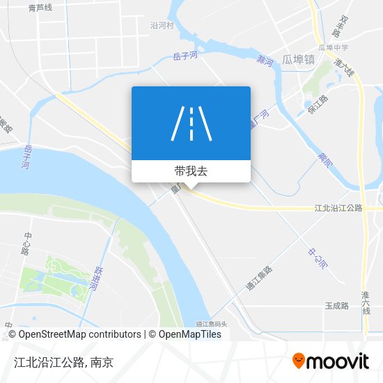 江北沿江公路地图