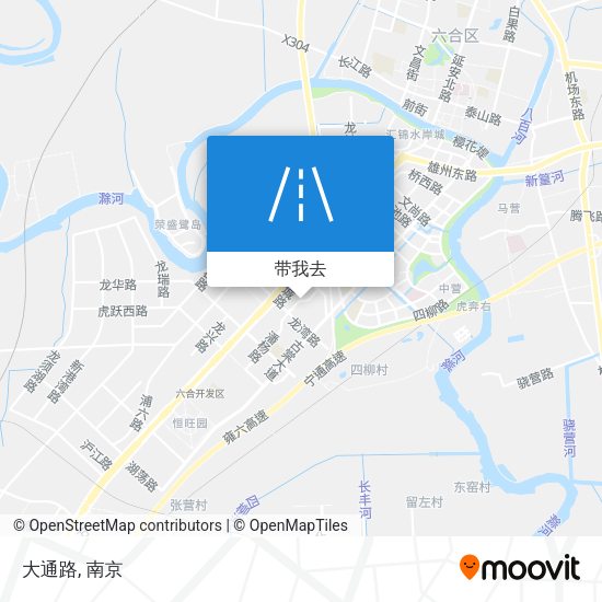大通路地图