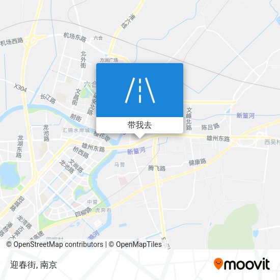 迎春街地图