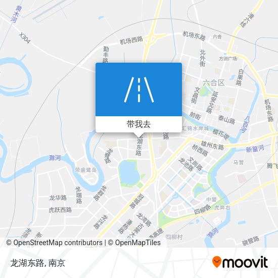 龙湖东路地图