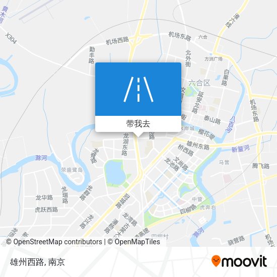 雄州西路地图