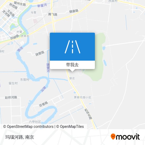 玛瑙河路地图