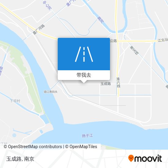 玉成路地图