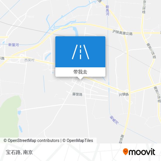 宝石路地图