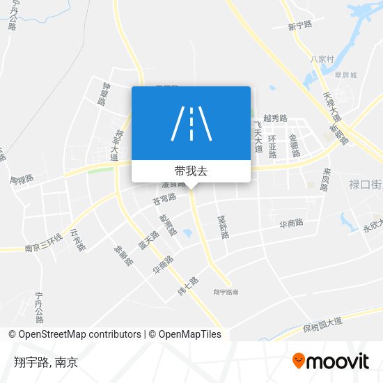 翔宇路地图