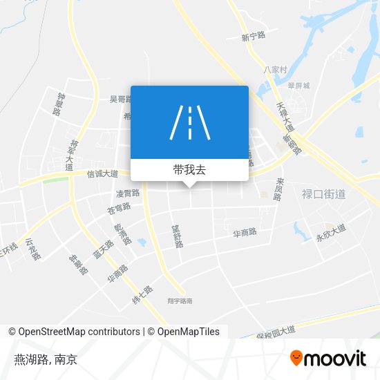 燕湖路地图