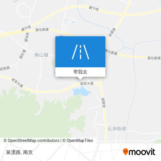 泉溧路地图