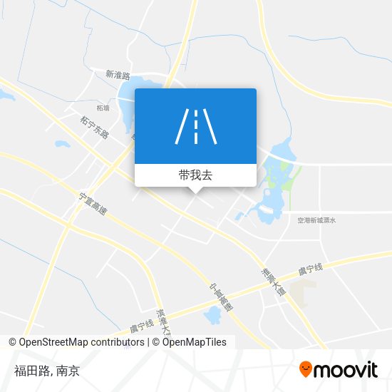 福田路地图