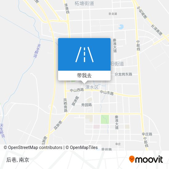 后巷地图