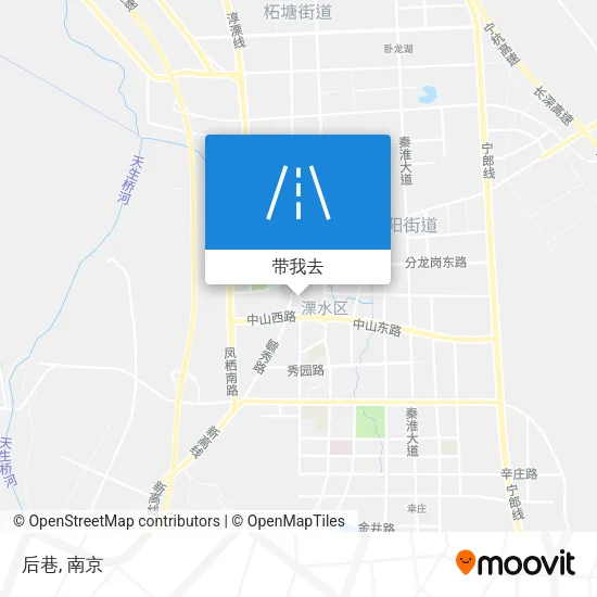 后巷地图