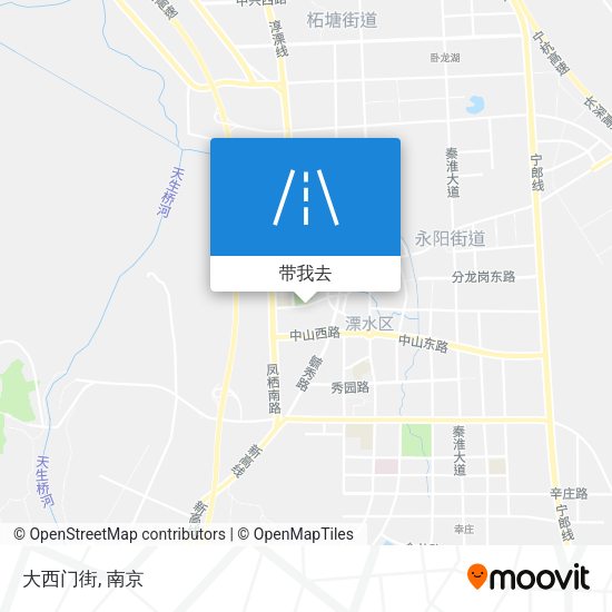 大西门街地图