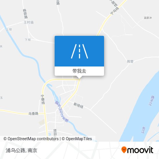 浦乌公路地图