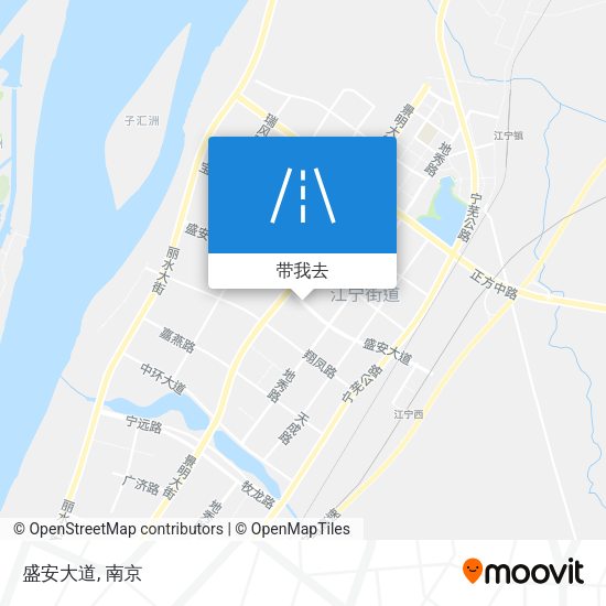 盛安大道地图