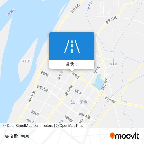 锦文路地图