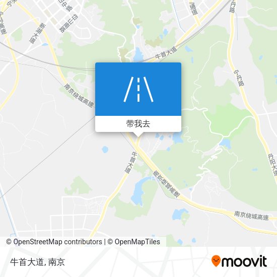 牛首大道地图