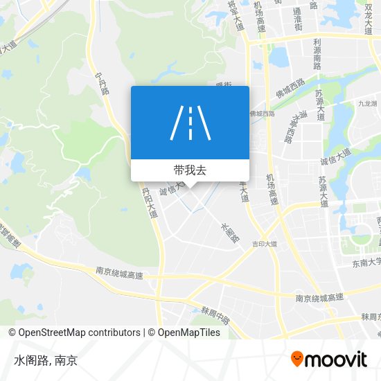 水阁路地图