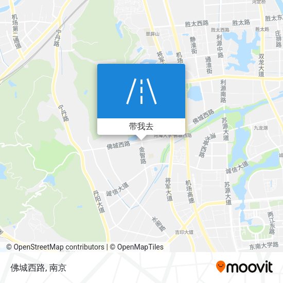 佛城西路地图