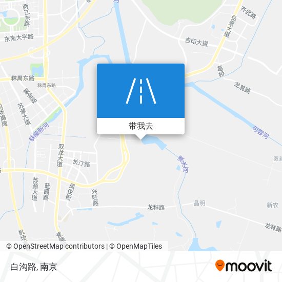 白沟路地图