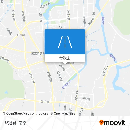 悠谷路地图