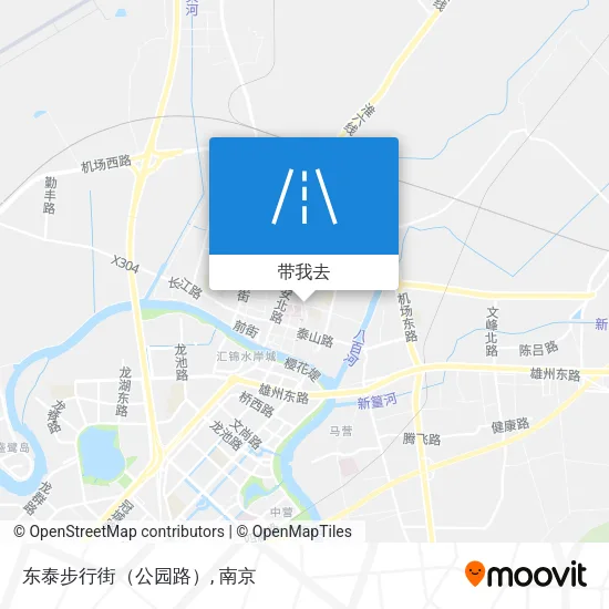 东泰步行街（公园路）地图